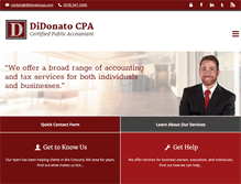 Tablet Screenshot of didonatocpa.com